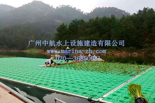 生態浮島 生態浮床 廣州中航水上設施建造有限公司