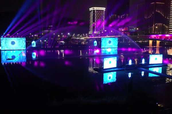 光影秀 水上浮筒 水上燈光節(jié) 水上活動(dòng)